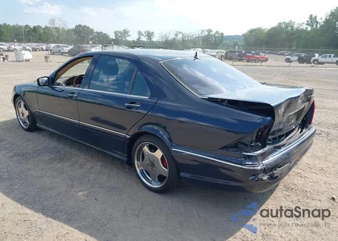 2002 Mercedes-Benz S 500 from USA, damaged, VIN WDBNG75J82A265594